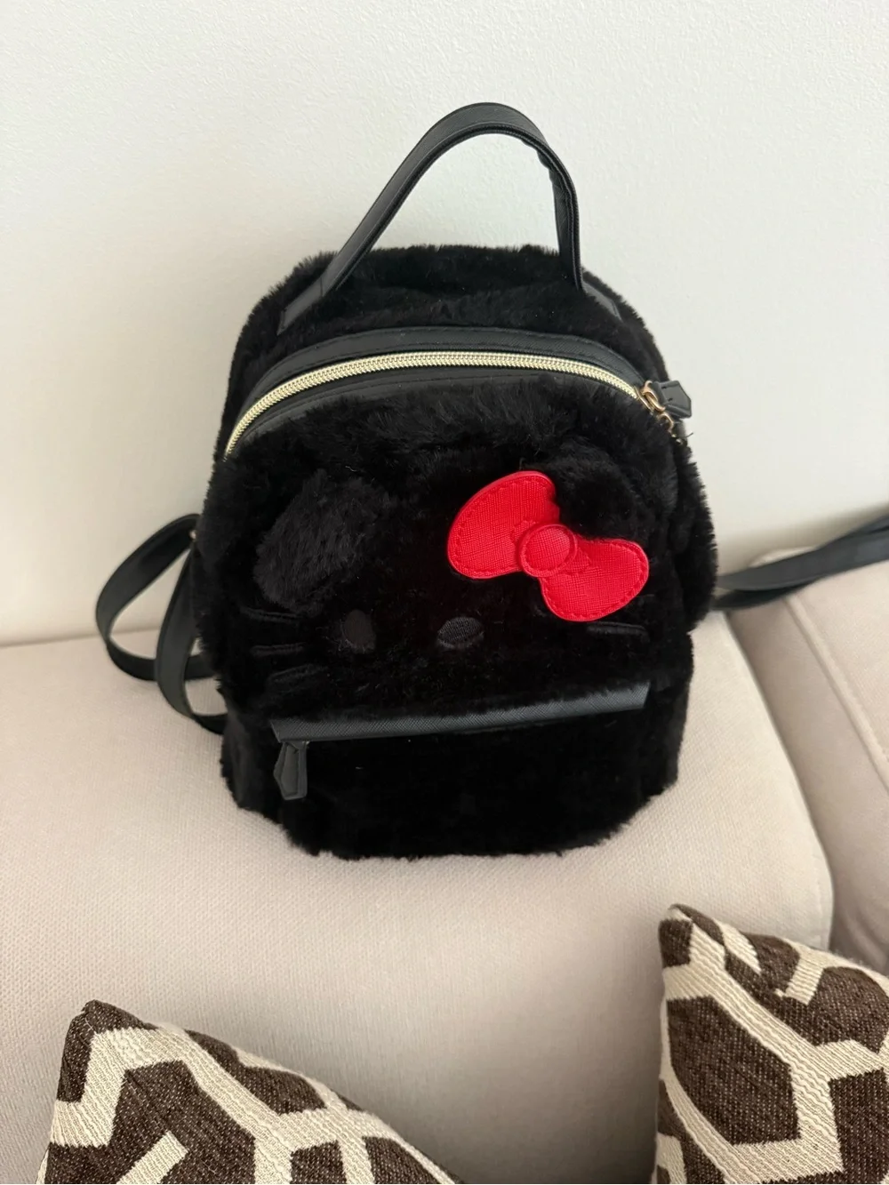Kawaii Sanrio Plush Hello Kitty Backpack Plushie Bag